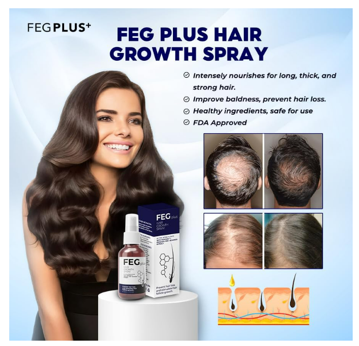 FEGPLUS Hair & Beard Growth Serum سيروم FEGPLUS لنمو الشعر واللحية
