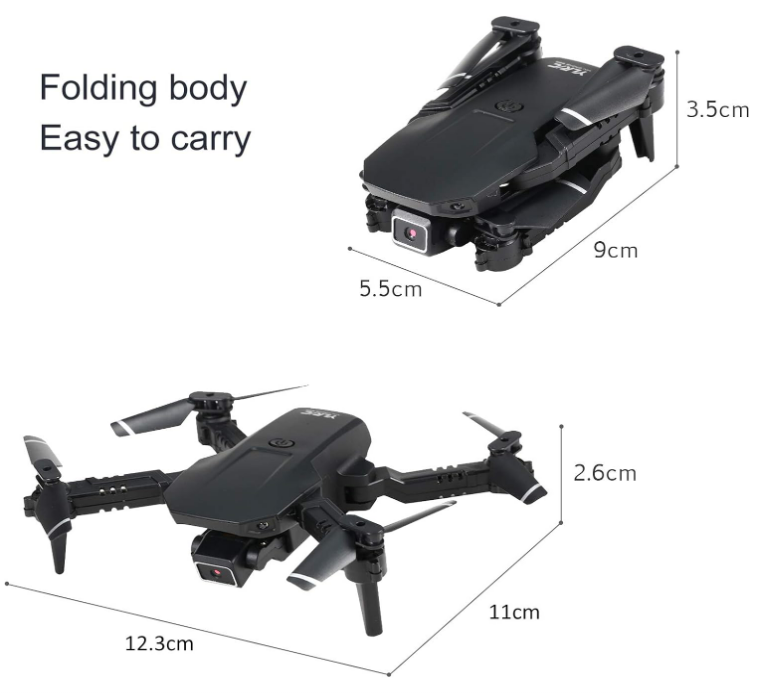 Folding Remote Control Drone 4K Dual Camera