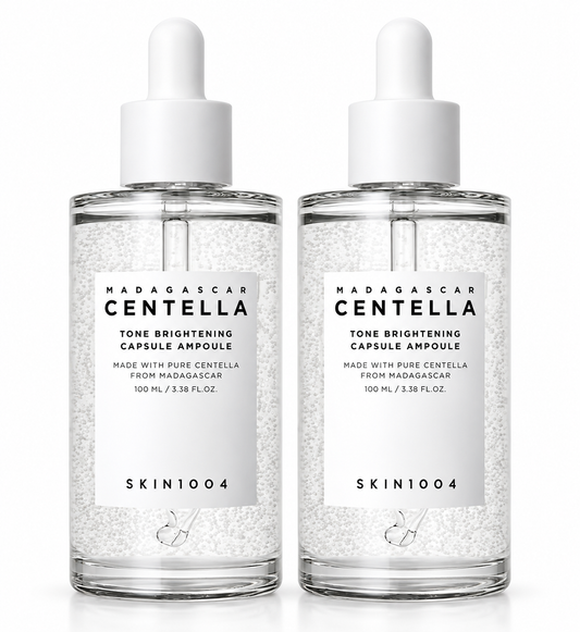 Skin1004 Madagascar Centella Tone Brightening Capsule Ampoule - 100ml  2 Pack (100ml x 2) and 1 Pack (100ml x 1).