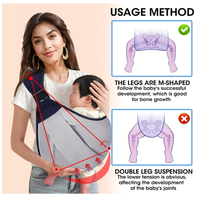 Portable One Shoulder Toddler Carrier