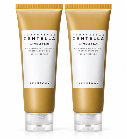 Skin1004 Madagascar Centella Ampoule Foam -  2 Pack (125ml x 2) and 1 Pack (125ml x 1).