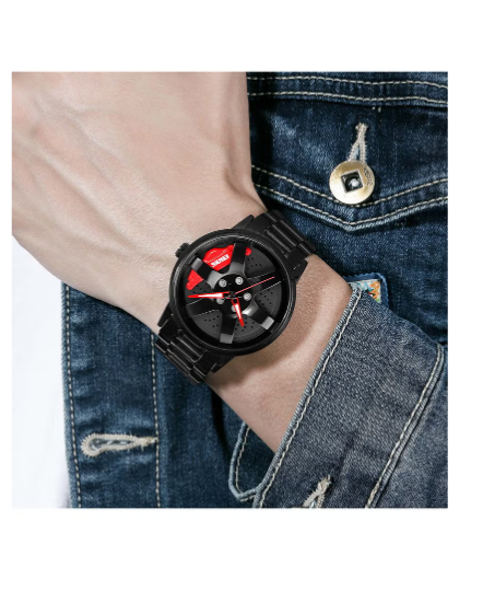 Spinning Car Watches for Men